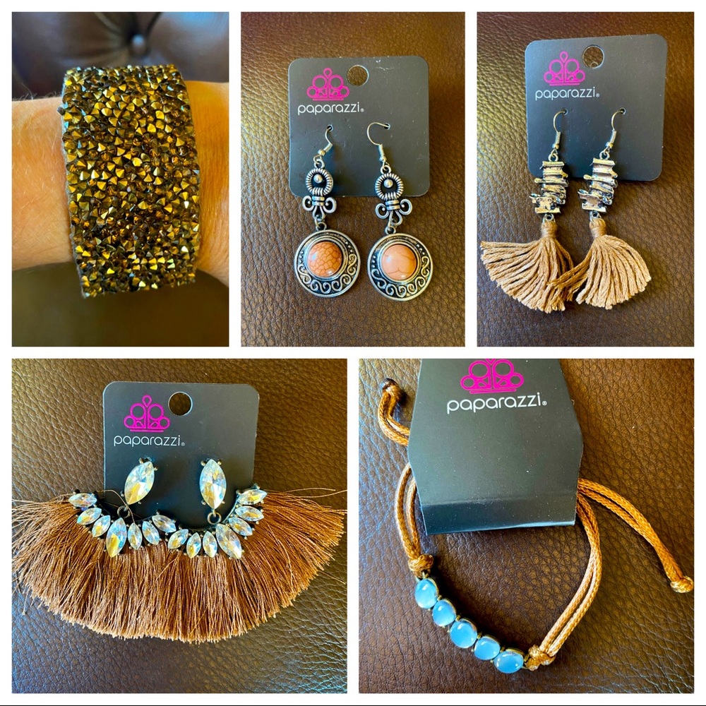 Paparazzi 5-Piece Jewelry Set - not used (other than to take photo)